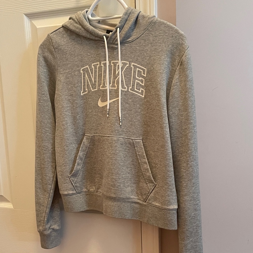 Nike Gray hooded sweatshirt